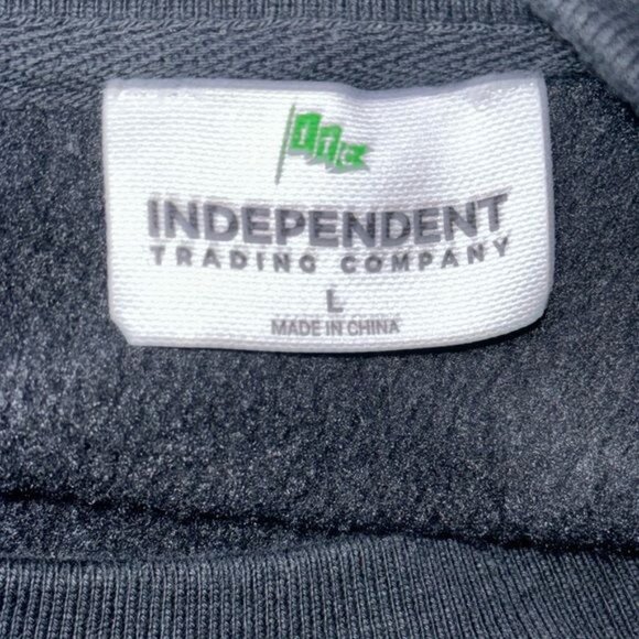 Independent Trading Company Black Rhinestone Love Sweatshirt L - Picture 2 of 7